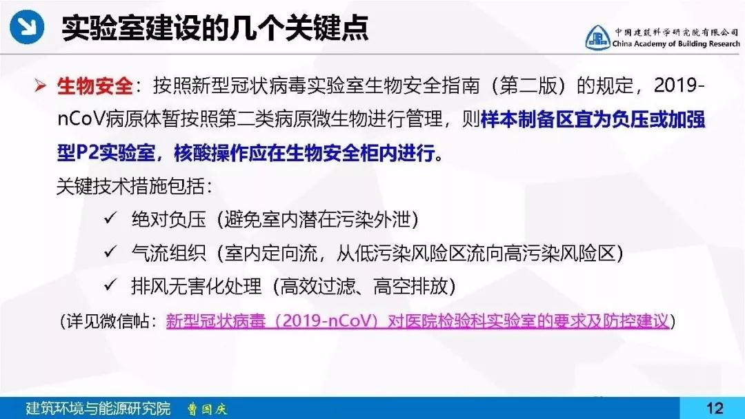 病毒检测实验室设计